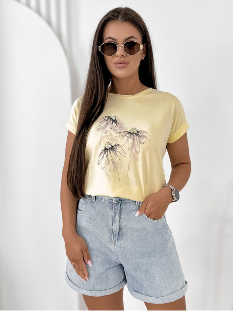 BLOUSE ROWLINS JAUNE