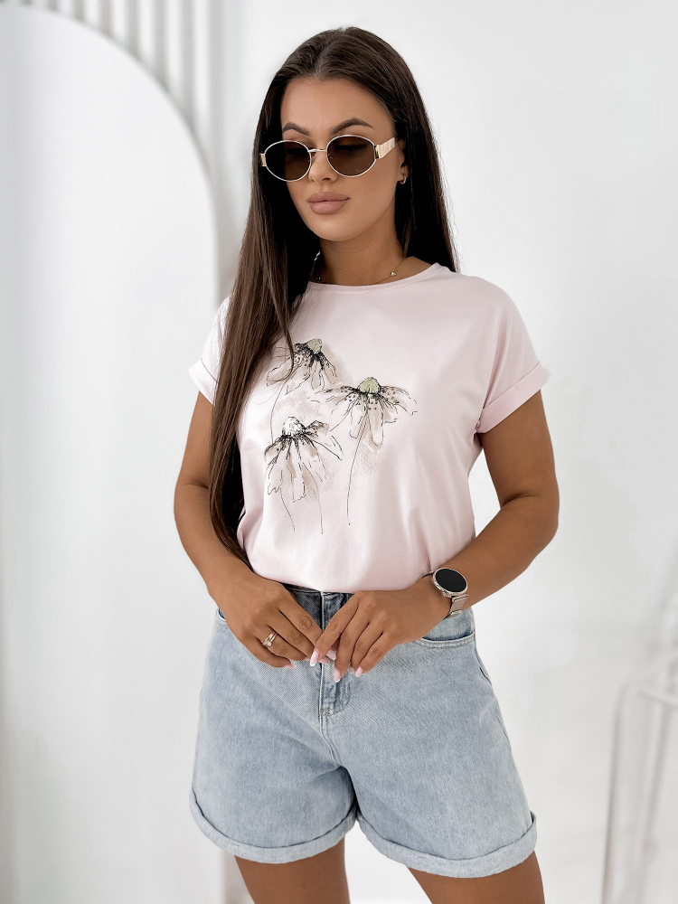 BLUSE ROWLINS PUDERROSA