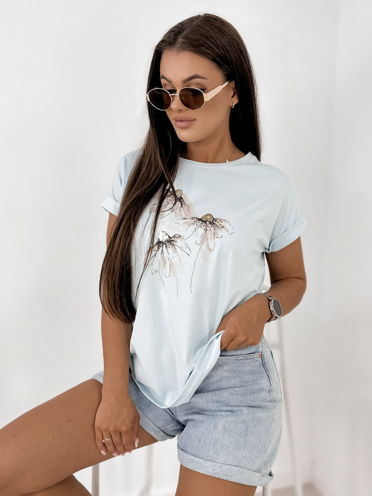BLOUSE ROWLINS BLEU