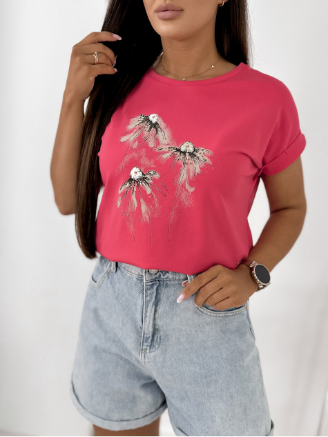 BLOUSE ROWLINS RASPBERRY