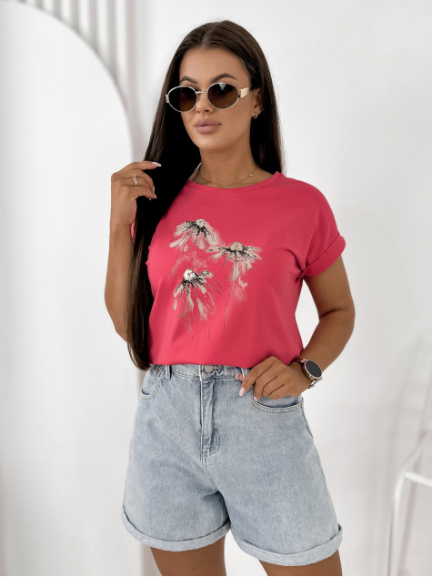 BLOUSE ROWLINS RASPBERRY