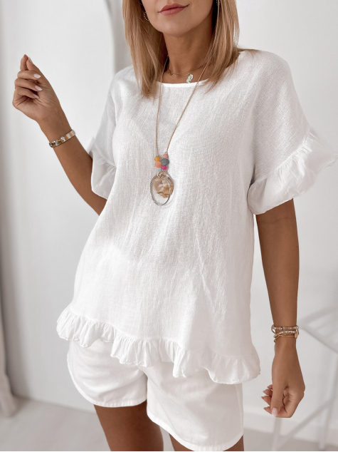 BLOUSE TANSO WHITE