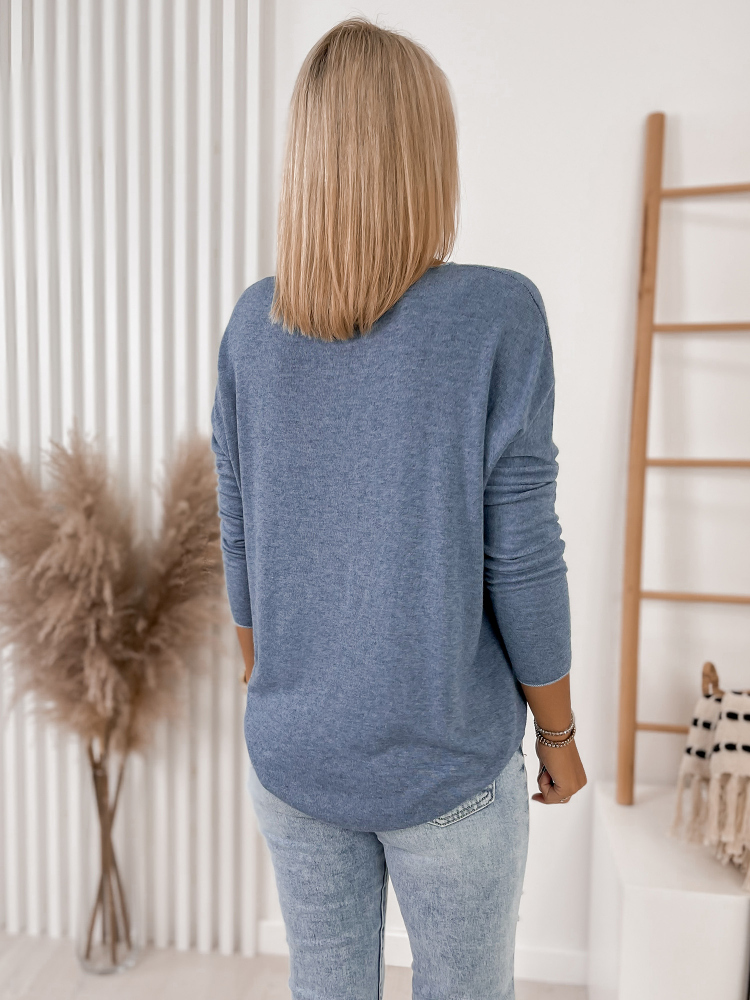 BLOUSE ELBA BLUE