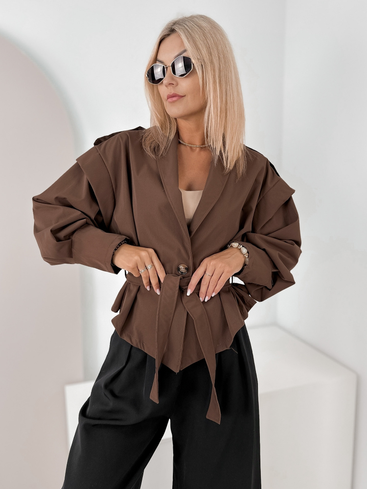 JACKET HOKNEY BROWN