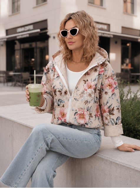 JACKET BOTANICO BEIGE