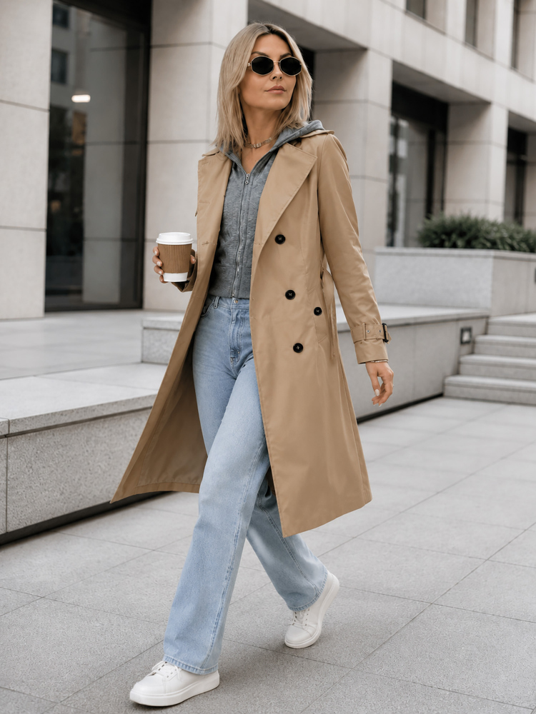 MANTEAU TRANCHÉE LAFAYETTE CARAMEL