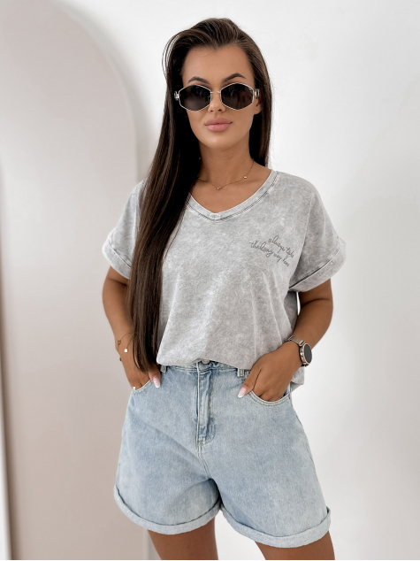 BLOUSE DERAN GRIS