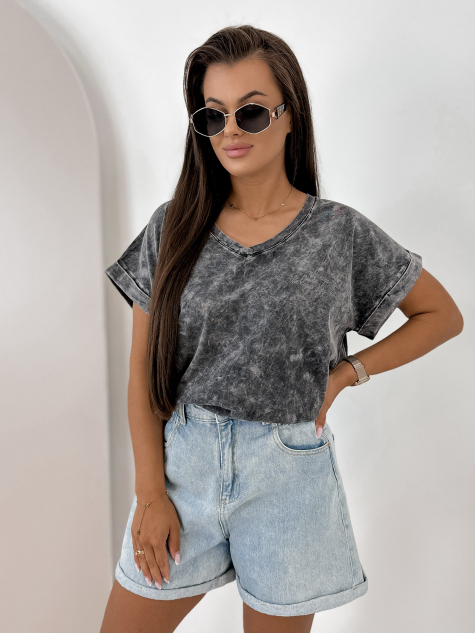 BLUSE DERAN ANTHRAZIT