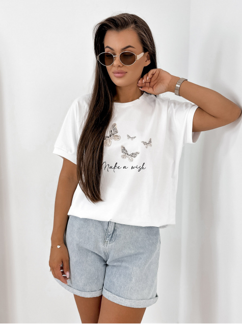 BLOUSE SETINE WHITE