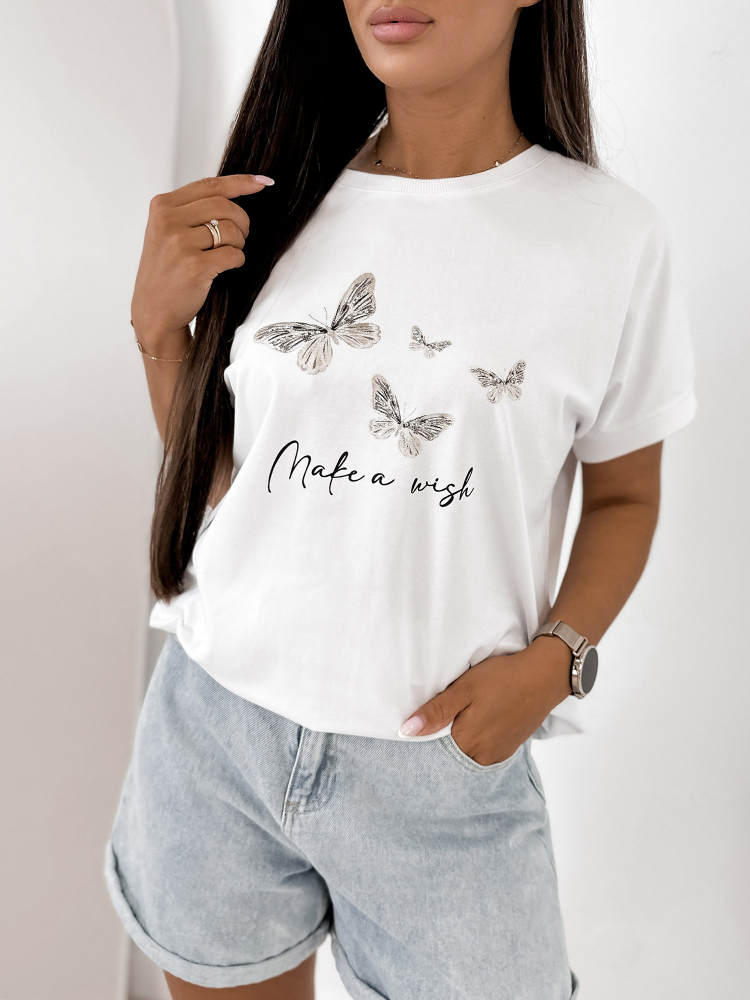 BLOUSE SETINE BLANC