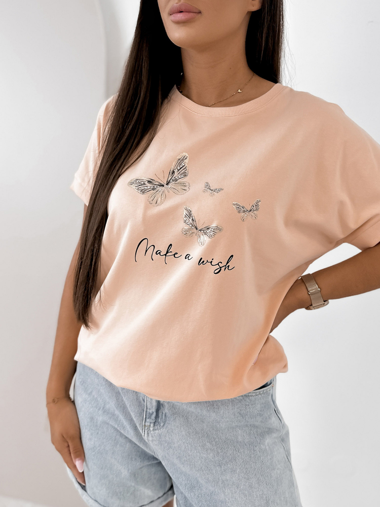 BLOUSE SETINE PÊCHE