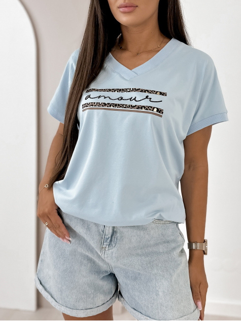 BLUZA WITERS ALBASTRU
