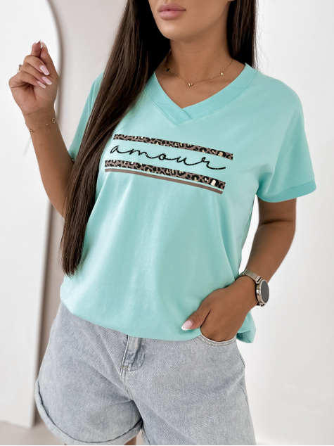 BLUSE WITERS MINTFARBENE