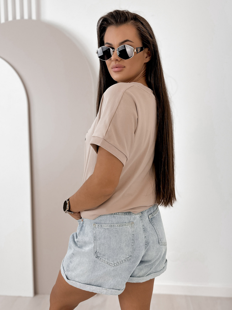 BLUZA WITERS BEJ INCHIS
