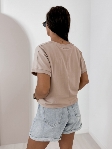 BLOUSE WITERS BEIGE FONCÉ