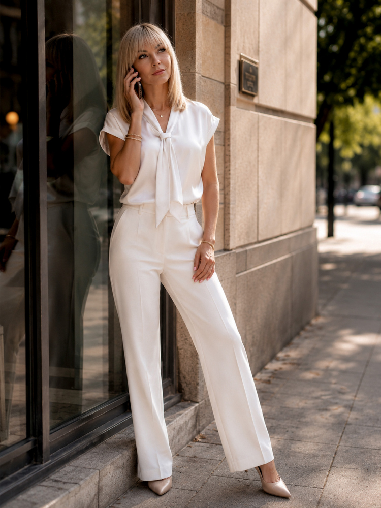 BLUSE ROXANA ECRU