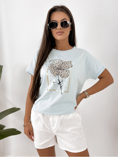 BLOUSE SEGANTI BLEU