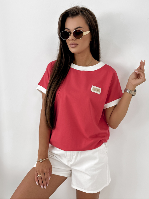 BLOUSE ENSOR RASPBERRY