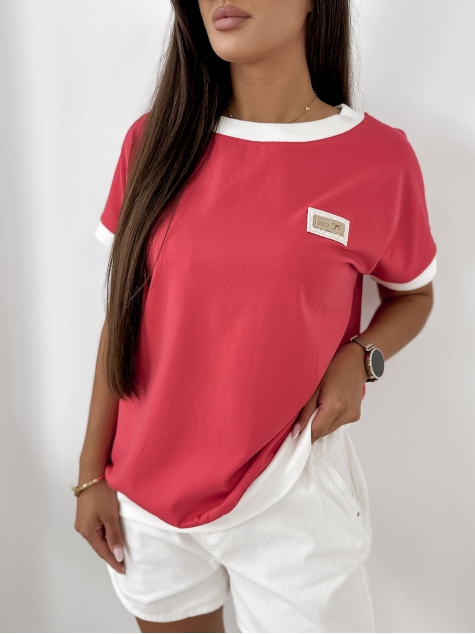 BLOUSE ENSOR RASPBERRY