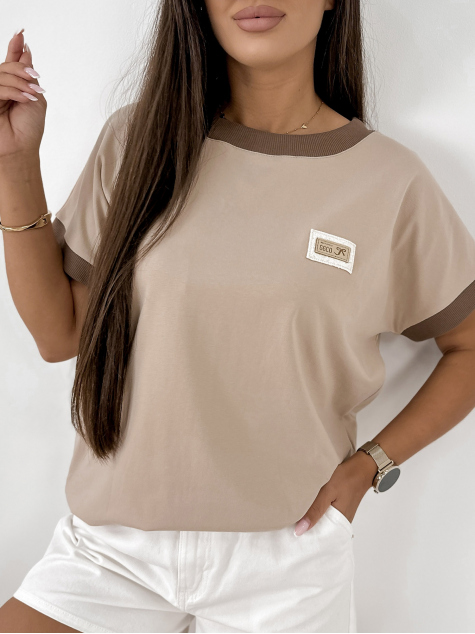BLUZA ENSOR BEJ INCHIS