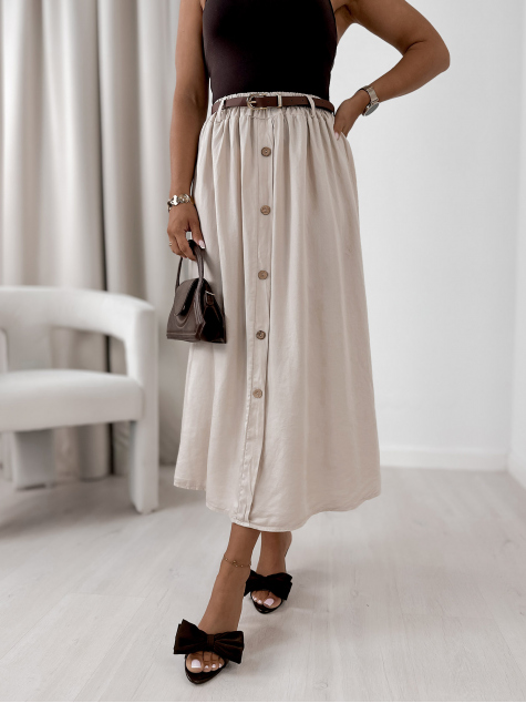 JUPE SCARLA BEIGE