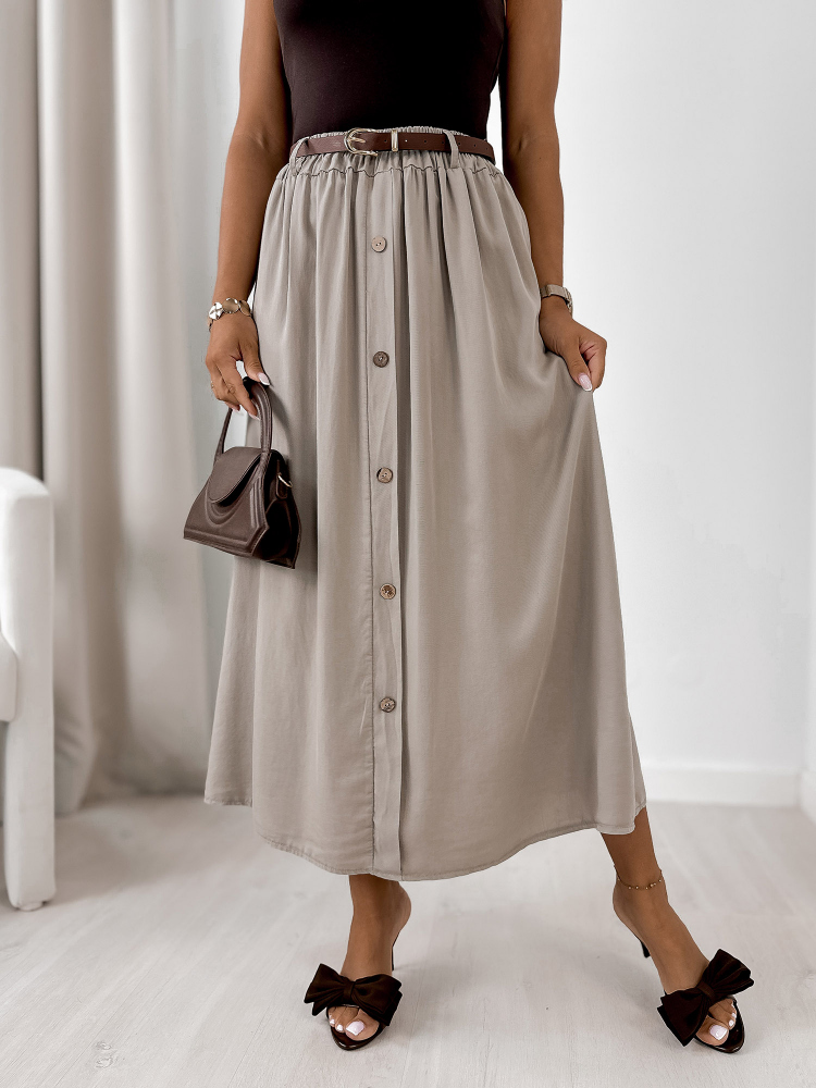 SKIRT SCARLA DARK BEIGE
