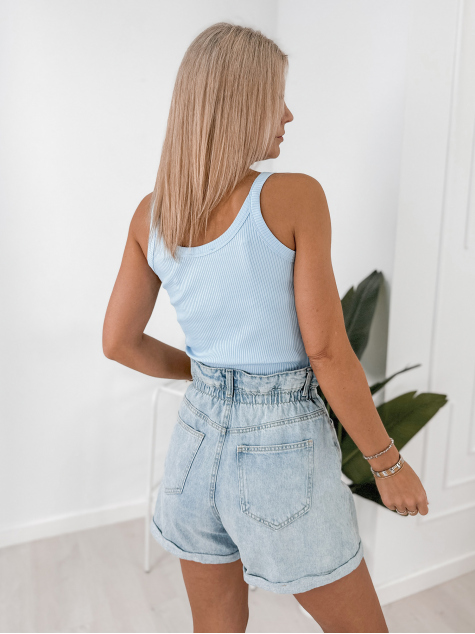 BLOUSE APPIA BLEU