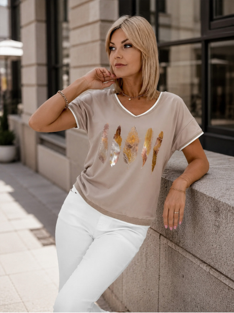 BLUSE AMPARO BEIGE