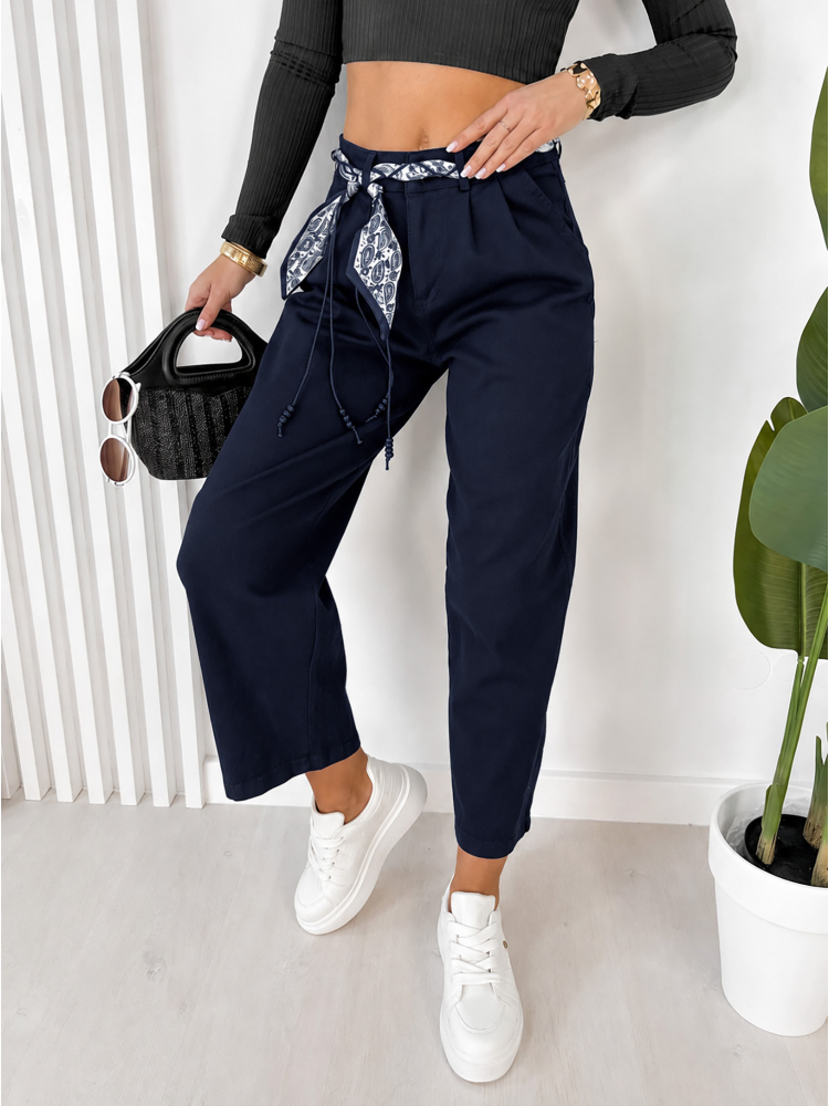 PANTALONI DELANEY MARO INCHIS