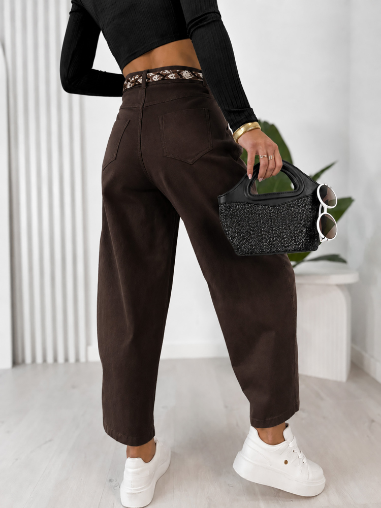 PANTS DELANEY DARK BROWN