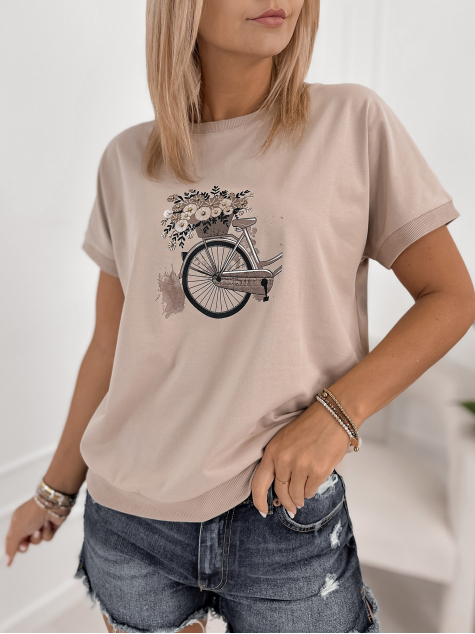 BLUSE VUELTA BEIGE