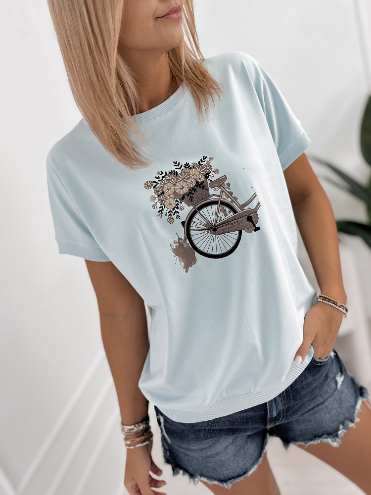 BLOUSE VUELTA BLEUE