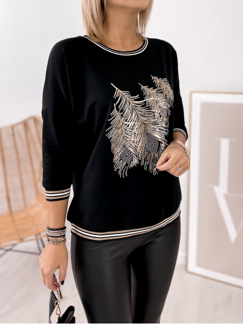 BLOUSE CALLA BLACK