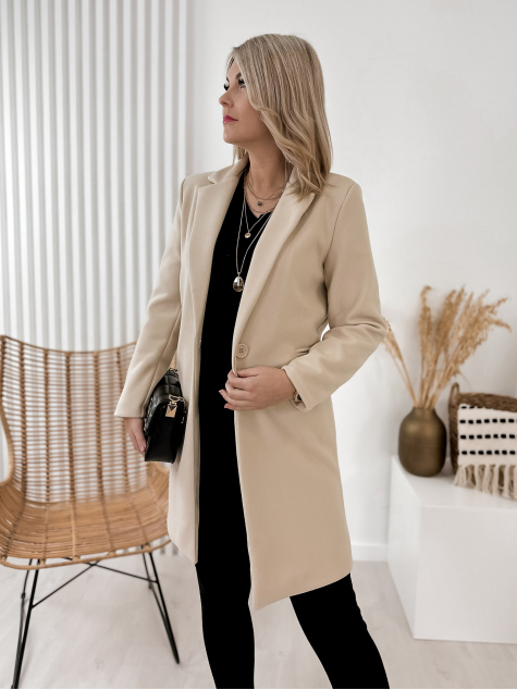 MANTEAU YANK BEIGE