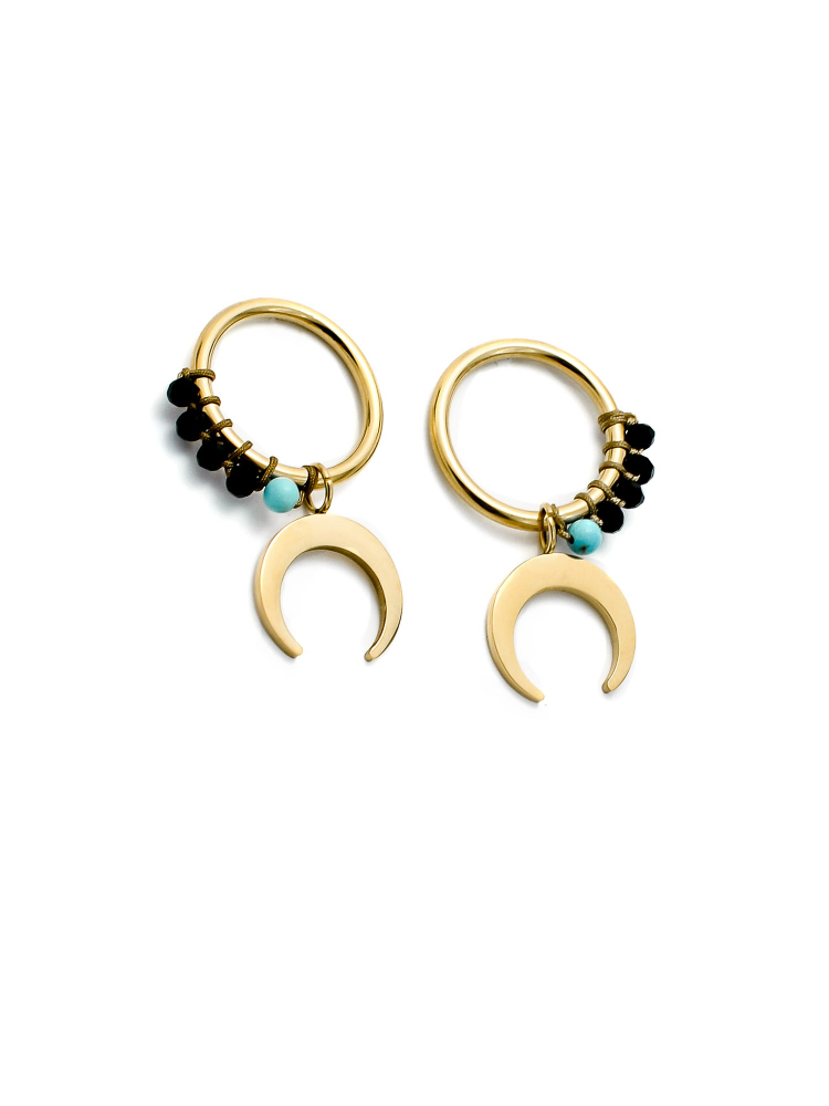 DES BOUCLES D'OREILLES K096