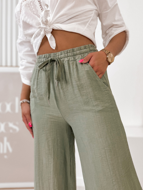 PANTALONI BUCURATI-VA KHAKI