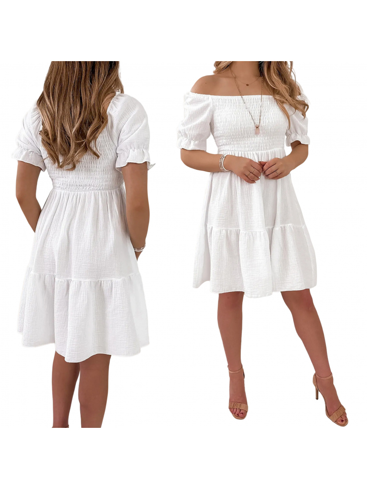 ROBE SHAFTER BLANC
