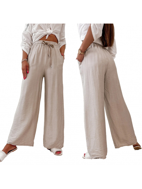 PANTALONI BUCURATI-VA DE BEIGE