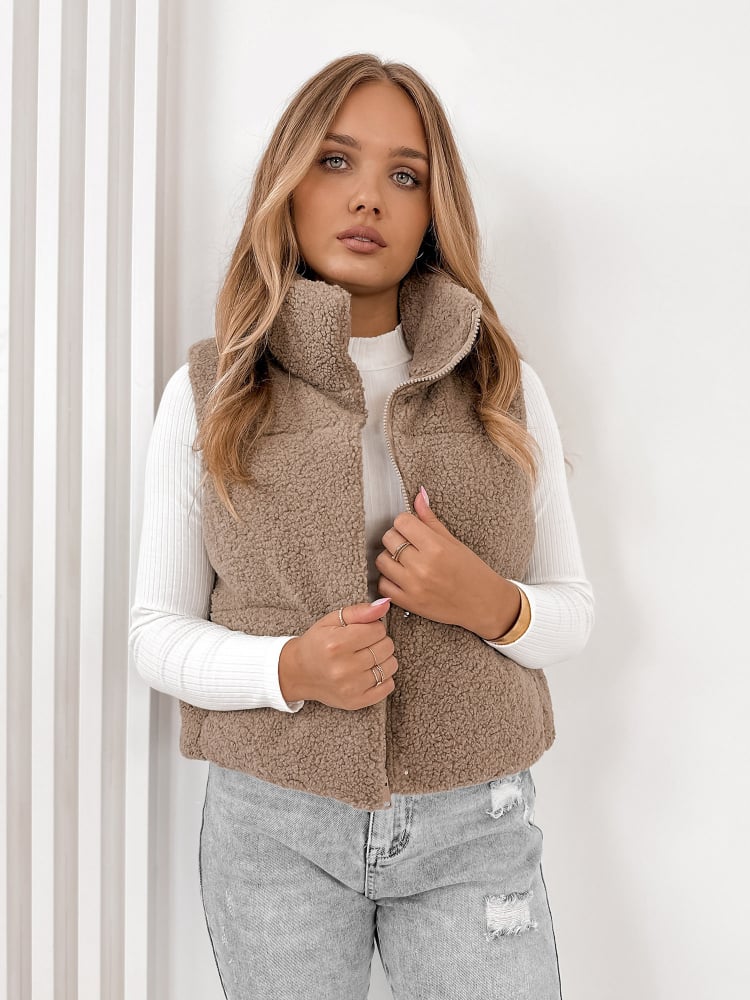 WESTE BOUCLE GEORGIA BRAUNE