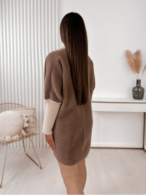 COAT ALPAKA MINES BROWN