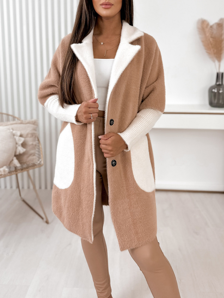 COAT ALPAKA MINES CARAMEL