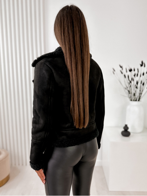VESTE PEAU DE MOUTON CROCKER NOIR