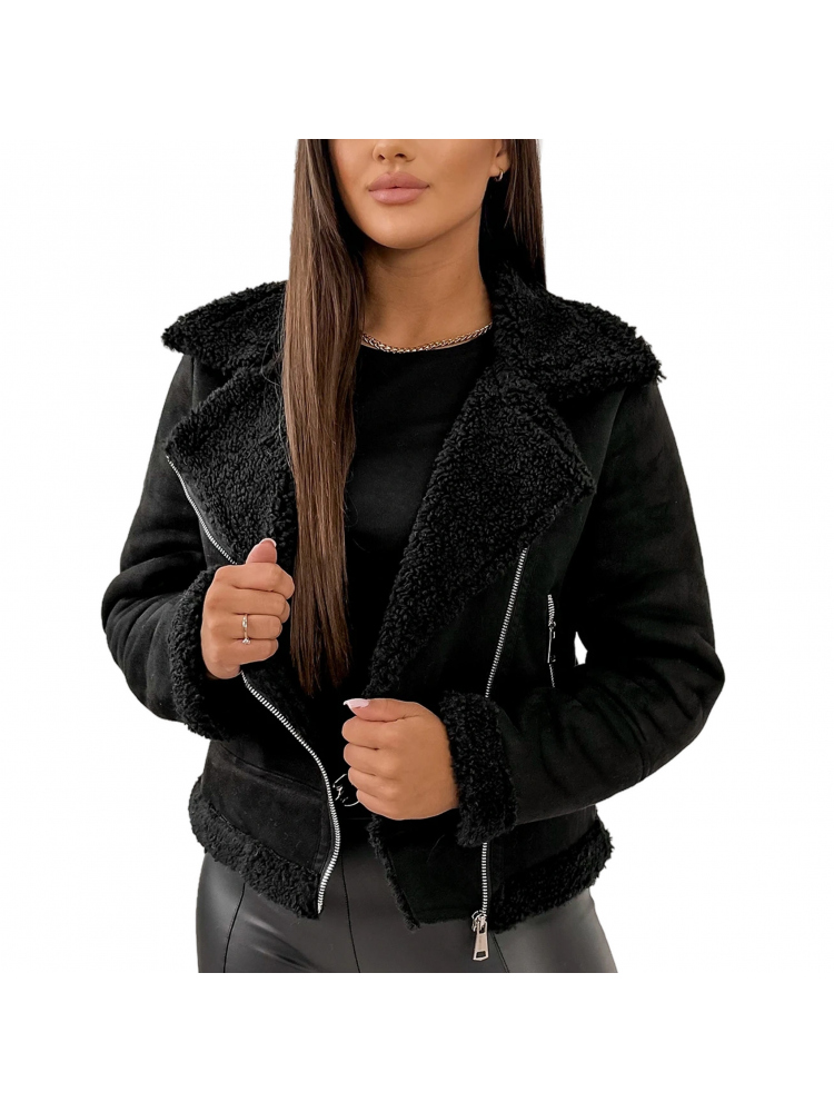 JACKET CROCKER SHEEPSKIN BLACK