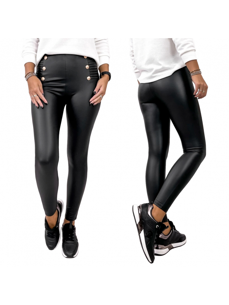 LEGGINGS HEARTBEAT NOIR