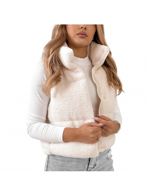 Gilet BOUCLE GEORGIE ÉCRU