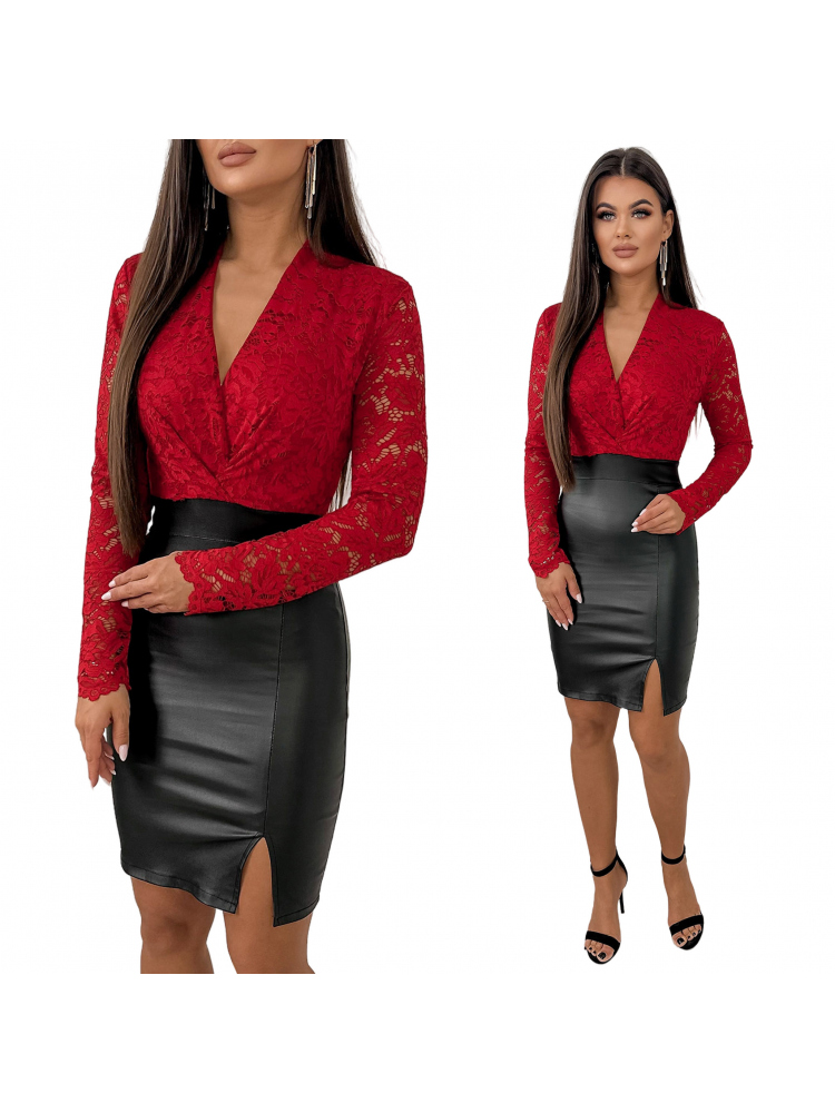 KLEID CRUSTLE ROTE