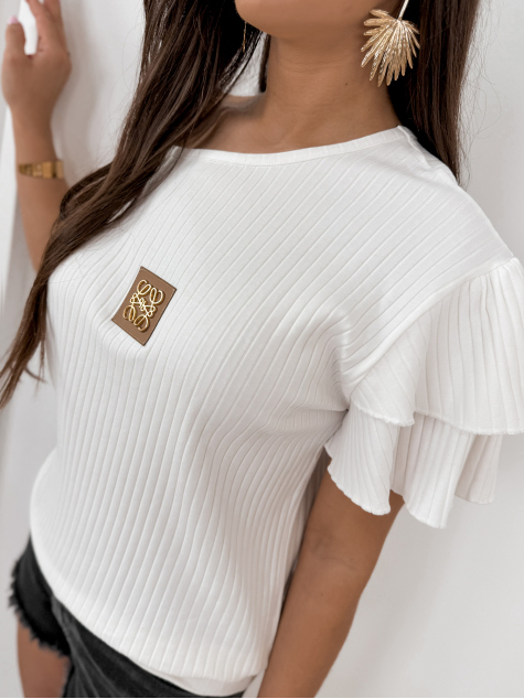 BLUZA KUGO ECRU