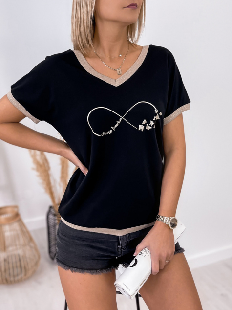 BLOUSE FREEDOM BLACK