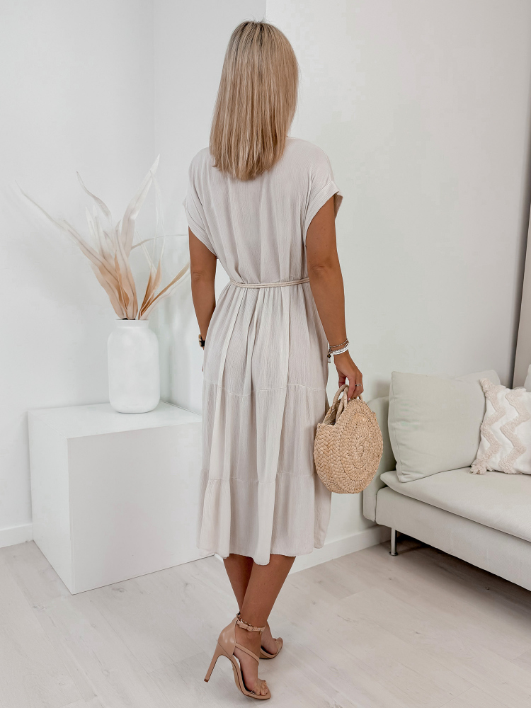 DRESS CLOE BEIGE