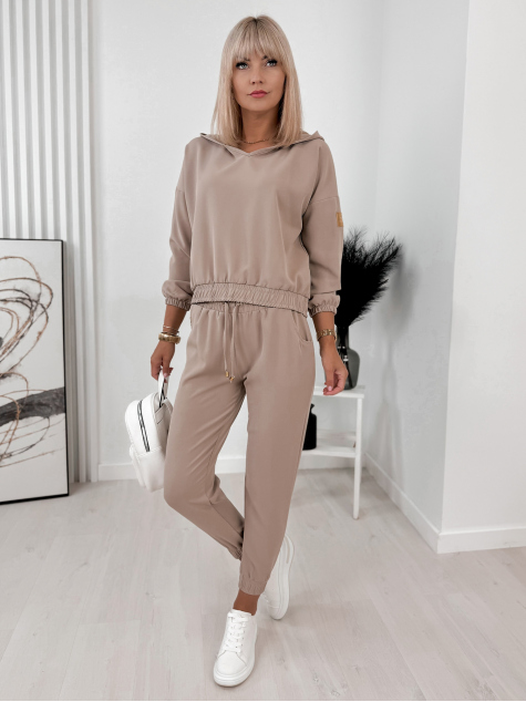 ENSEMBLE ROBE NERYS BEIGE FONCÉ